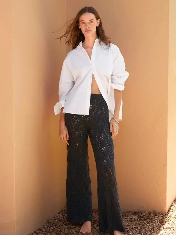 Fynd "SUMMER PANTS" stickade i Line eller dubbel tråd Tynn Line 2604-4