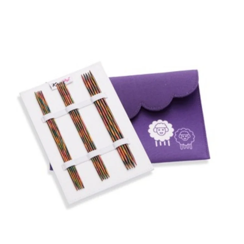 I lager KnitPro Symfonie - Set med strumpstickor (5 st, 15 cm)