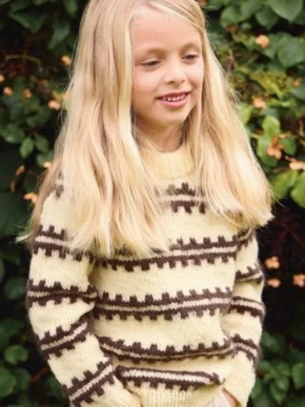 Fri frakt "RIDGE SWEATER JUNIOR" stickad i Atlas 2513-3a