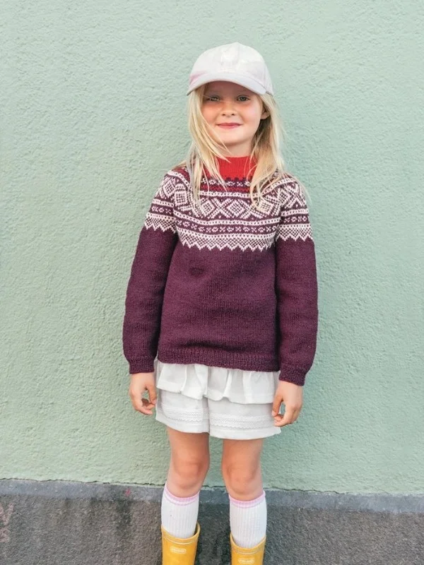 "MARIUS GENSER JUNIOR" stickad i Tynn Peer Gynt 2509-2b Outlet