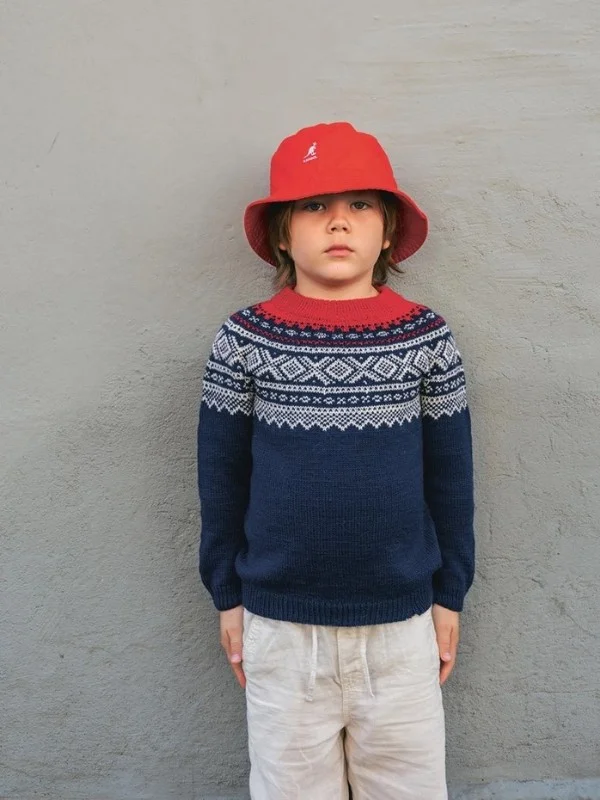 "MARIUS GENSER JUNIOR" stickad i Babyull Lanett 2509-2a Handla nu