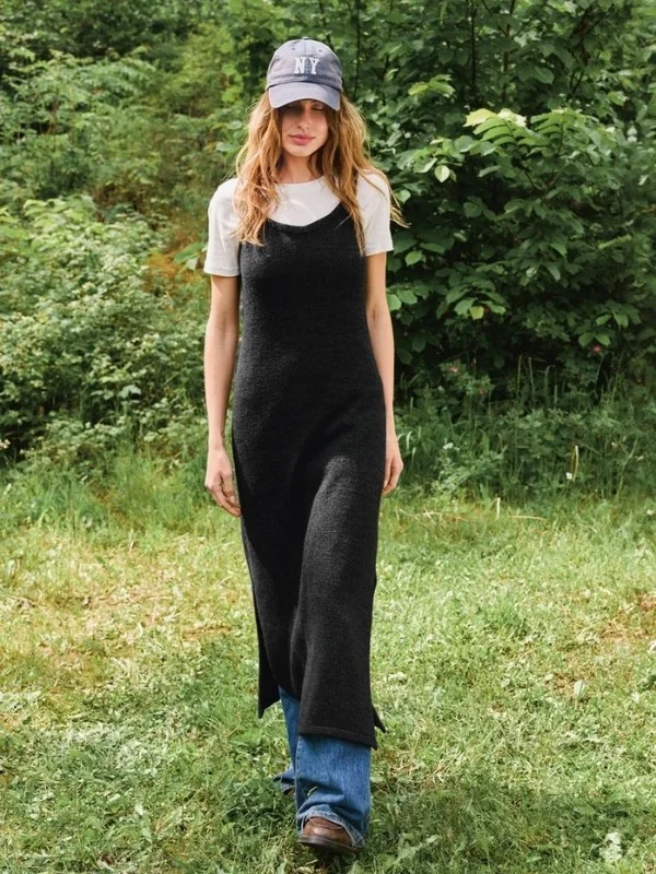 "EMERSON DRESS" stickad i Alpakka Silke och Alpakka Följetråd 2507-2b Fynd