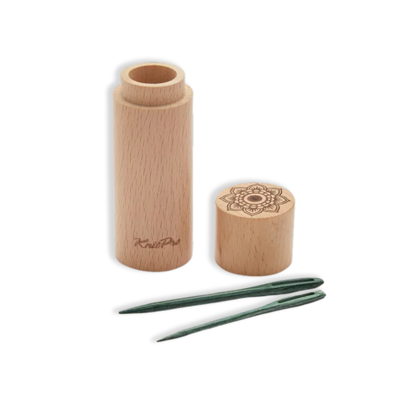 Mindful stoppnålar av trä i ask med lock Trygg betalning