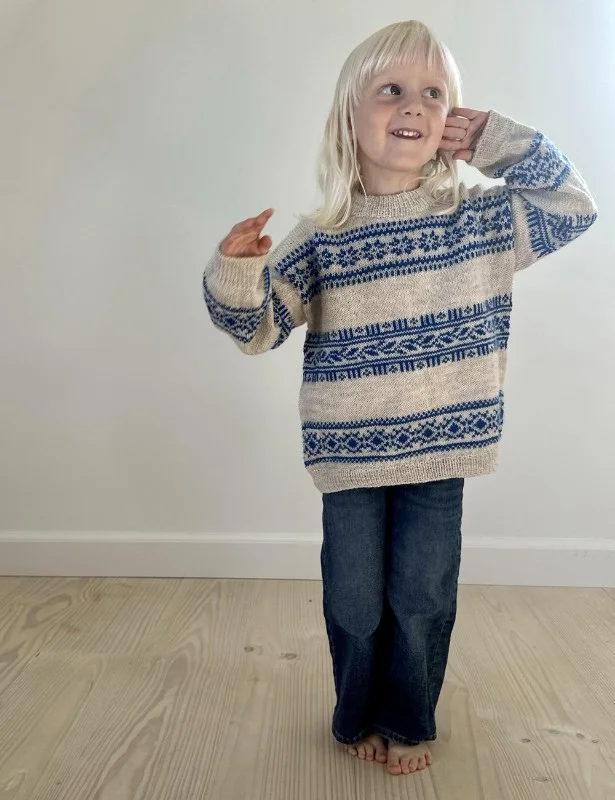 Begränsat erbjudande PORCELAIN SWEATER JUNIOR (SVENSKA) i Tynn Peer Gynt