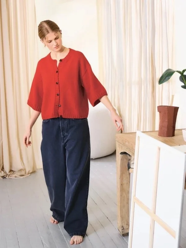 Billigare "LIA CARDIGAN" stickad i Double Sunday 2502-2