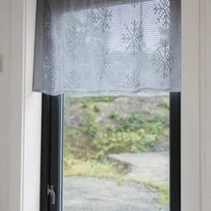 "Crystals" gardinkappa virkad i Viking Virkgarn ingår i katalog 2429 Billig
