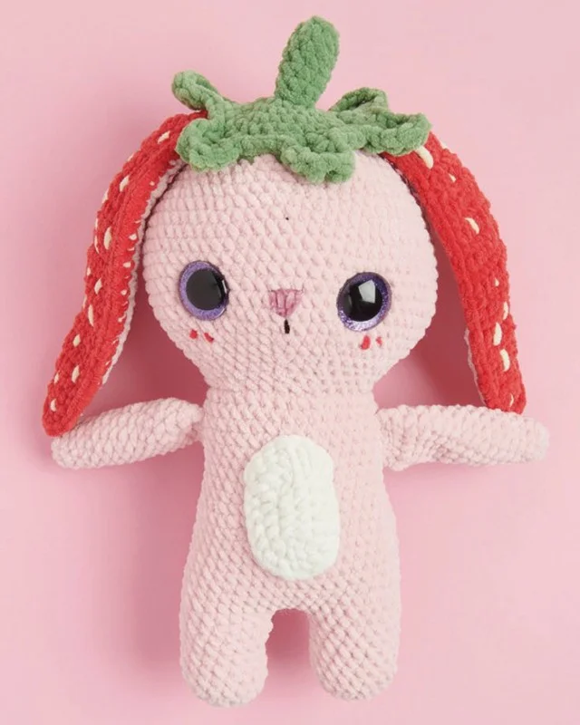 "Strawberry Bunny" mönster till Creative Chenillove 16664, Mönster på Danska Sänkt pris