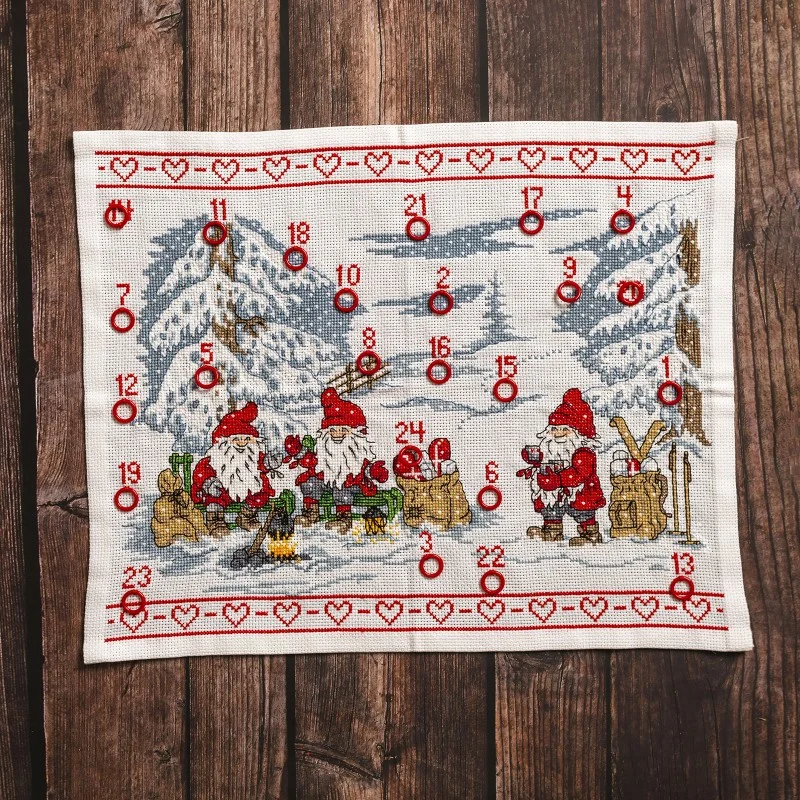 Lågt pris Tomtar på utflykt - julkalender
