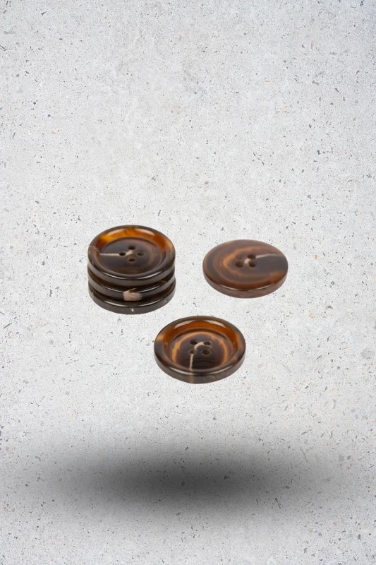 Imiterat horn(teak) 25mm Nyhet