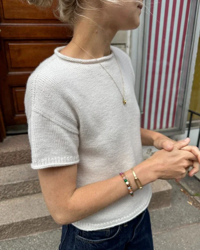 Expressleverans "CLOUD TEE" stickad i Tynn Line