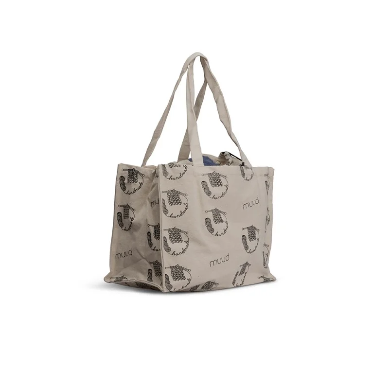 Projektväska i återvunnen bomull - Handmade Beställ nu