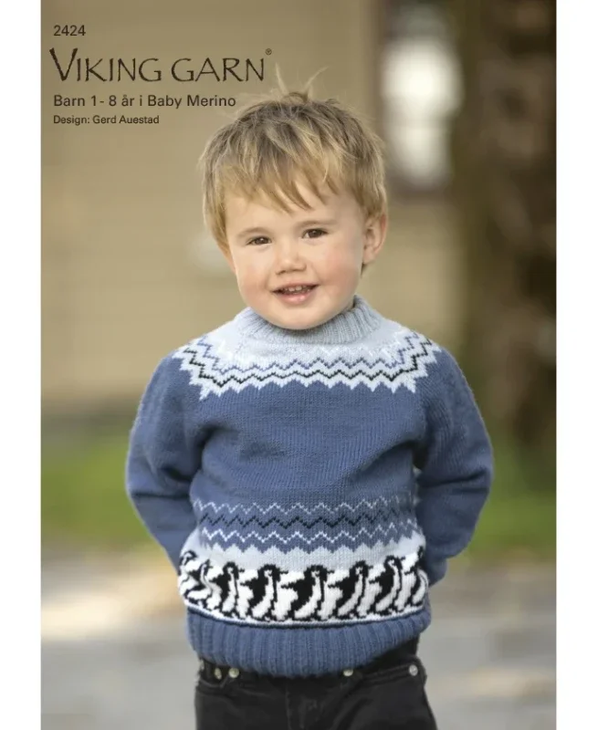 risnedsättning Mönsterkatalog barn 1-8år i Baby Merino, 2424