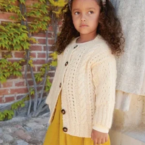 "CORNELIA CARDIGAN JUNIOR" stickad i KOS, 2408-4 Sänkt pris