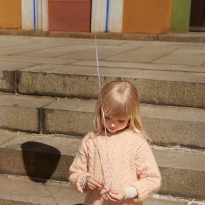 "CORNELIA SWEATER JUNIOR" stickad i en tråd Double Sunday och en tråd Tynn Silk Mohair, 2408-1 Premium