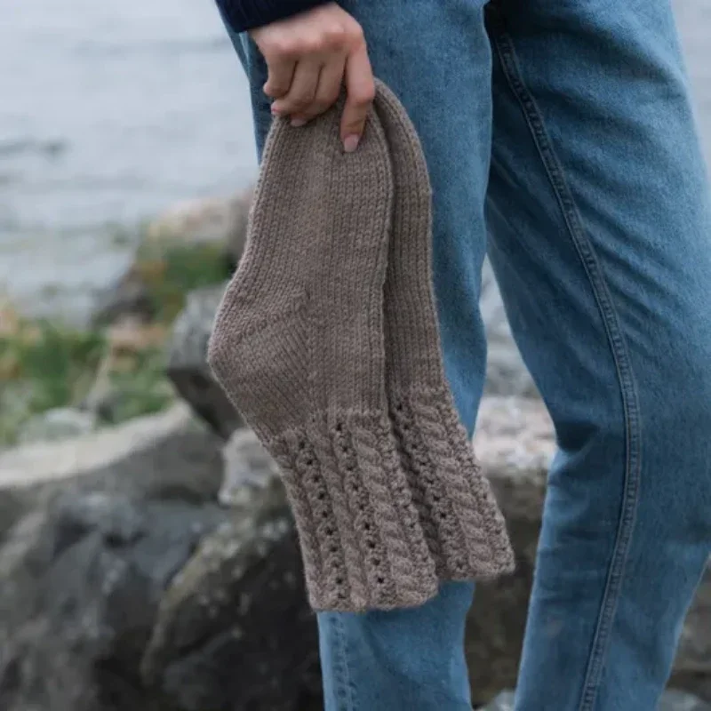Trygg betalning KOBBE - STICKADE SOCKOR stickade sockor i Raggi