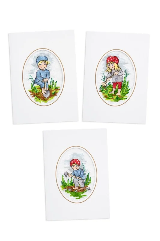 Köp online Somriga barn - 3 pack kort