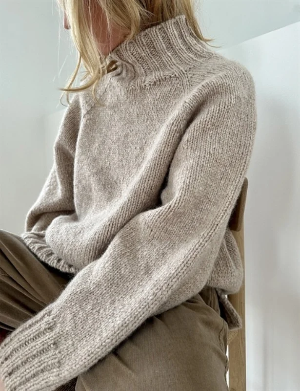 Beställ nu "NOAH SWEATER" (SVENSKA) stickad i Fritidsgarn, nybörjare tröja från LeKnit