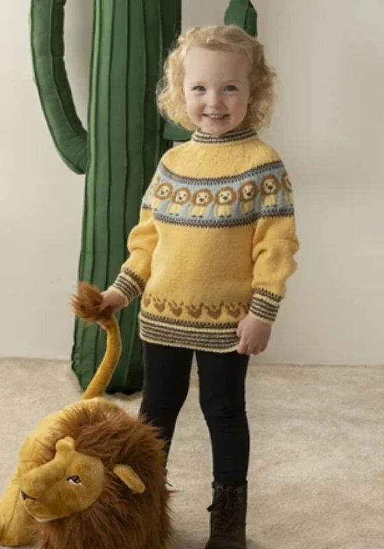 "Love" stickad i Trend Merino Petite Populär