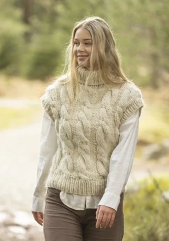 Handla nu "Chunky"-vest stickad i Lovikka 2413-2