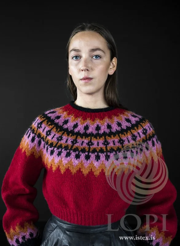 Kastali - croppad tröja i Léttlopi Trygg betalning