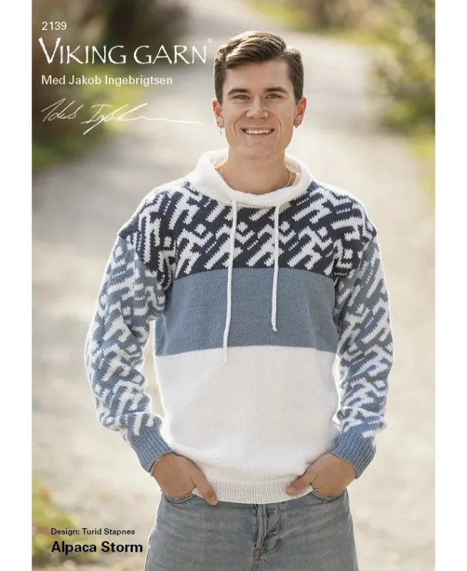 Lågt pris Mönsterkatalog herr i samarbete med Jakob Ingebrigetsen i Alpaca Storm 2139