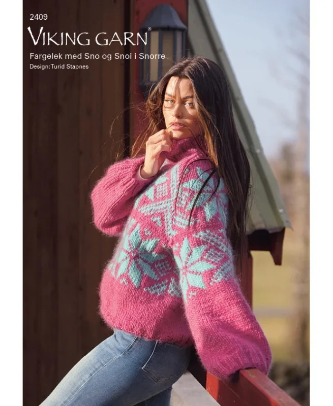 Populär Färglek mönsterkatalog från Viking Garn 2409