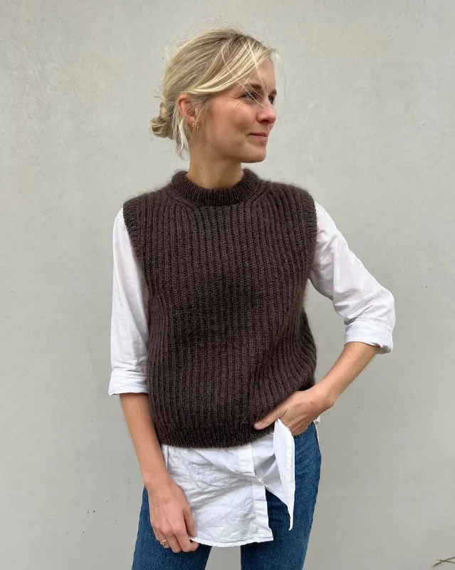 Rabatt SEPTEMBER SLIPOVER i en tråd Tynn Peer Gynt och en tråd Tynn Silk Mohair
