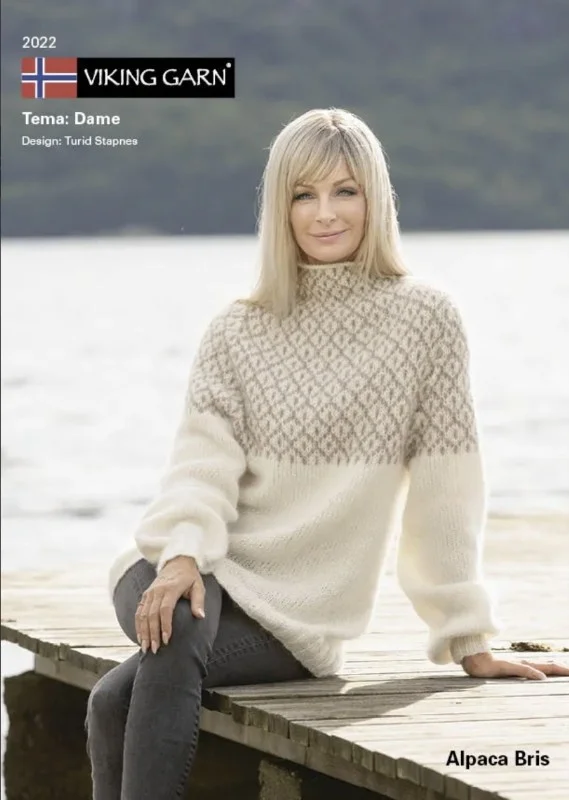 Mönsterkatalog Dam från Viking Garn i Alpaca Bris 2022 Premium