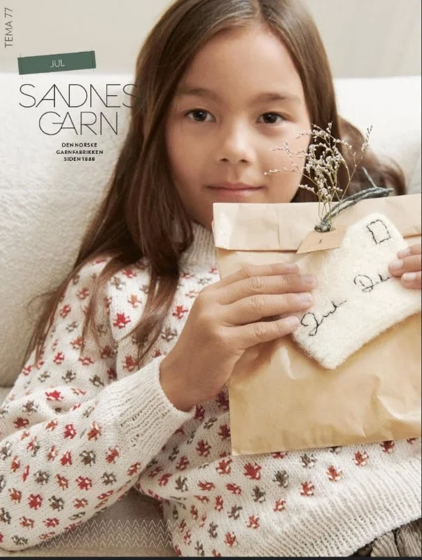 Billig Tema Jul 77 mönsterkatalog från Sandnes Garn
