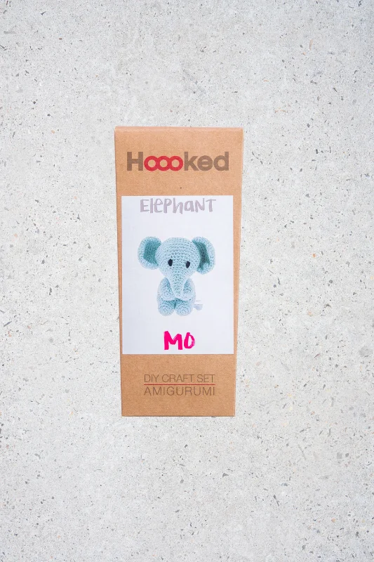 I lager DIY Crochet Kit Elephant Mo Eco Barbante Spring
