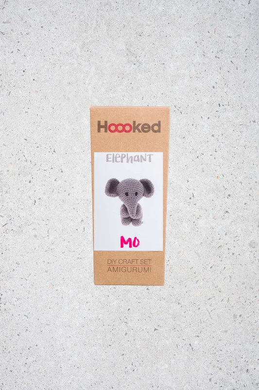 Nedsatt pris DIY Crochet Kit Elephant Mo Eco Barbante Lava