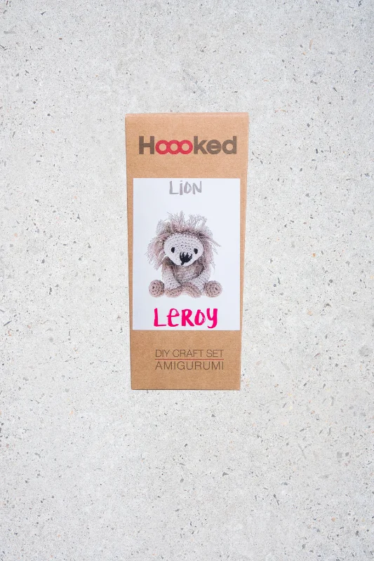 DIY Crochet Kit Lion Leroy Eco Barbante Säker betalning