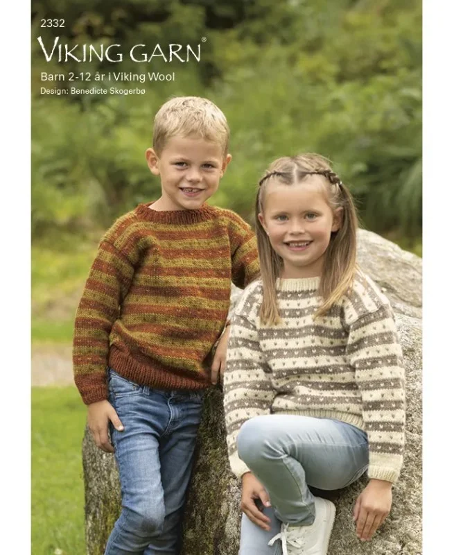 Kampanjpris Mönsterkatalog för barn i Viking Wool 2332