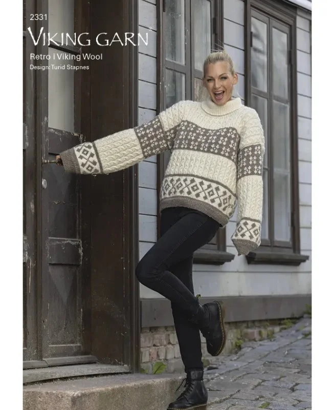 risnedsättning "Retro" mönsterkatalog i Viking Wool 2331