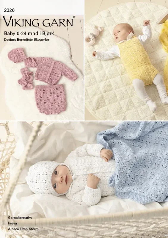Begränsat antal Mönsterkatalog från Viking garn i Föya eller Alpaca Liten Storm 2326