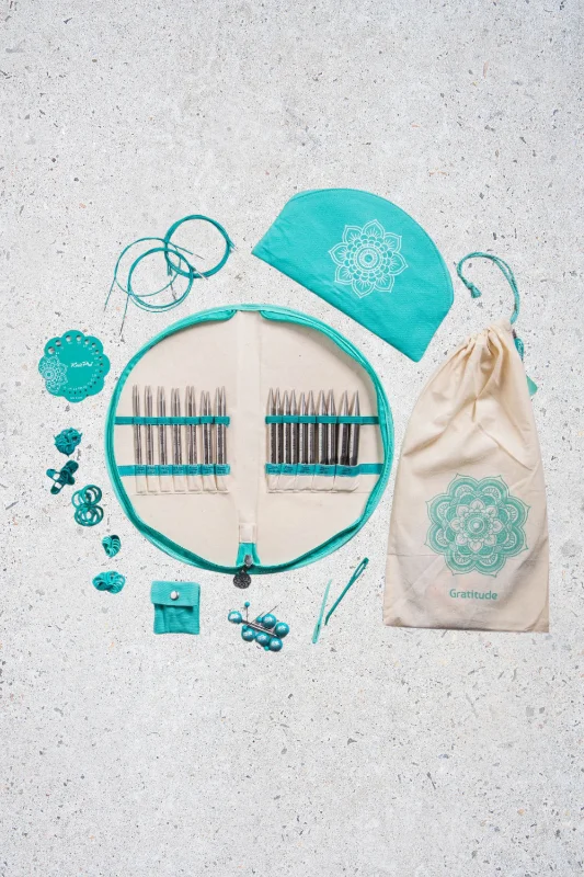 Billigare Mindful Gratitude - set med ändstickor (12 par, 13 cm) och tillbehör