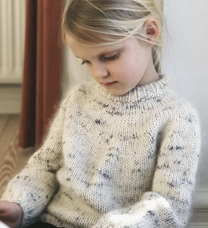 Beställ nu Novice Sweater Junior i Kos eller Borstad Alpakka