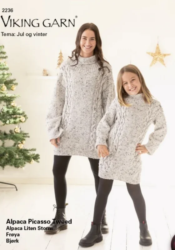 Jul och vinter mönsterkatalog 2236 i Alpaca Picasso Säker betalning