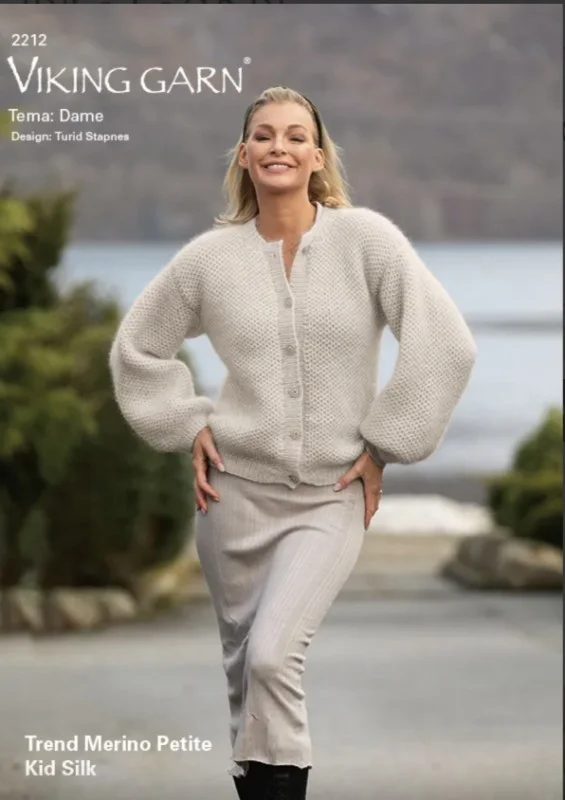 Endast idag Katalog dam från Viking Garn i kid/silk och Trend Merino petite 2212