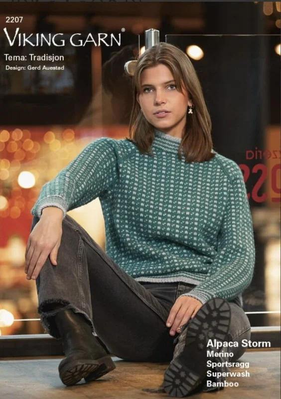 Mönsterkatalog ”tradition” från Viking Garn i Alpaca Storm 2207 Populärt val