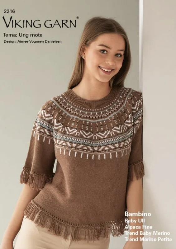 Mönsterkatalog ”Ungt mode” från Viking Garn i Bambino 2216 Snabb frakt