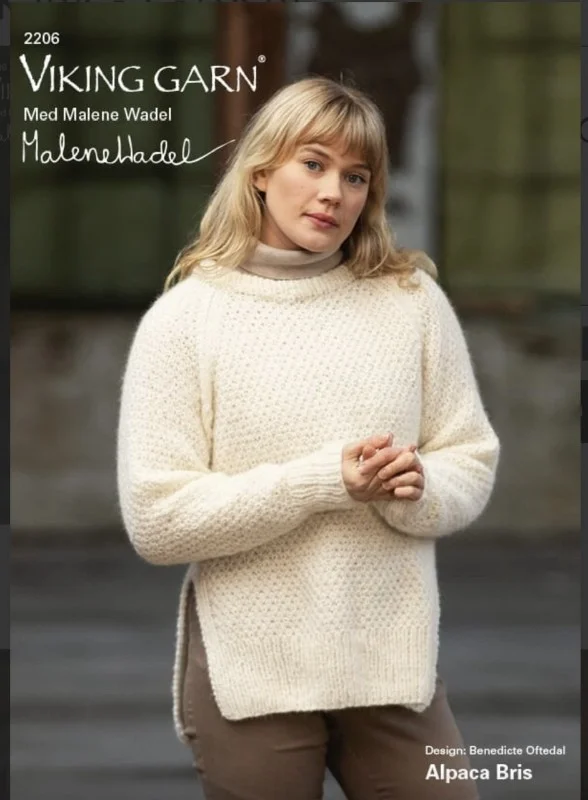 Fynd Mönsterkatalog Dam i Alpaca Bris från Viking Garn 2206