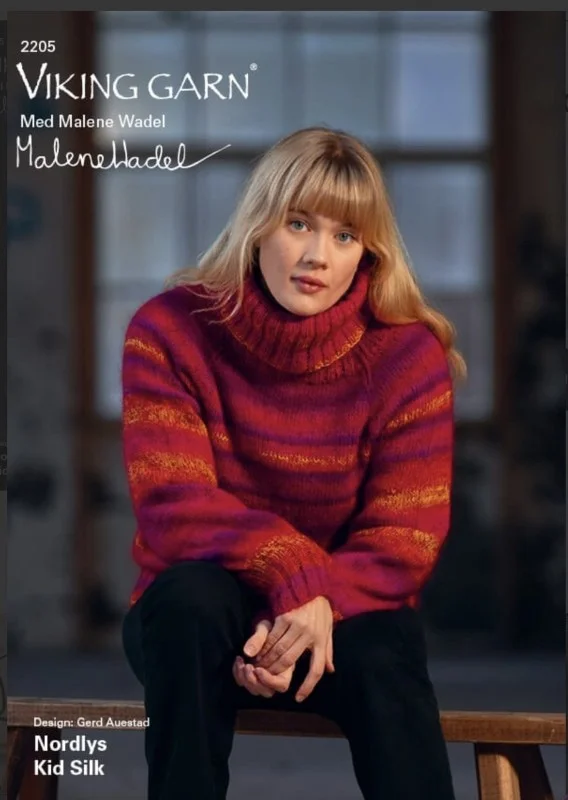 Erbjudande Mönsterkatalog Dam i Nordlys och Kid/silk 2205