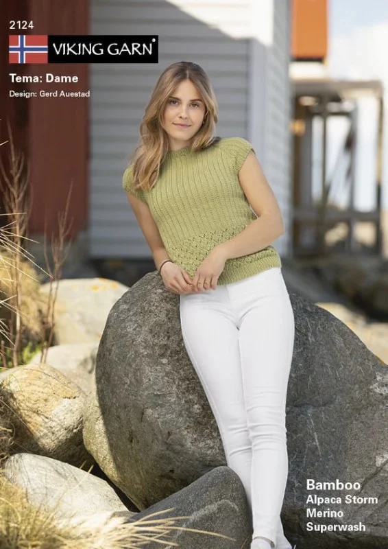 Mönsterkatalog från Viking Garn i Bamboo, Alpaca Storm 2124 Lägg i varukorgen
