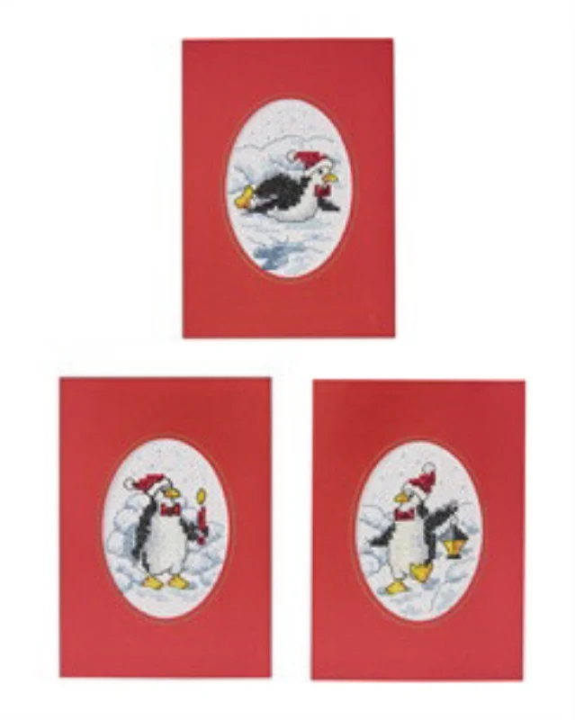 Pingviner - 3 pack kort Billigare