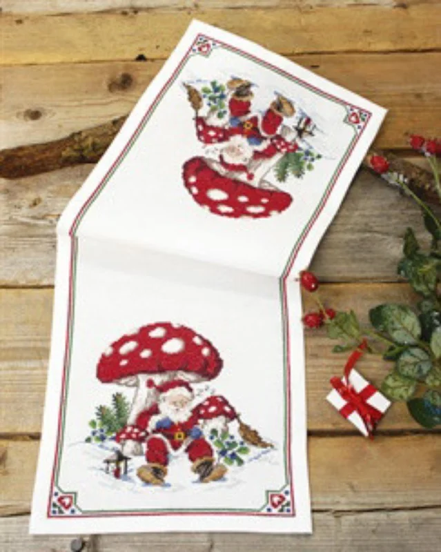 Sovande tomte - löpare Fri frakt