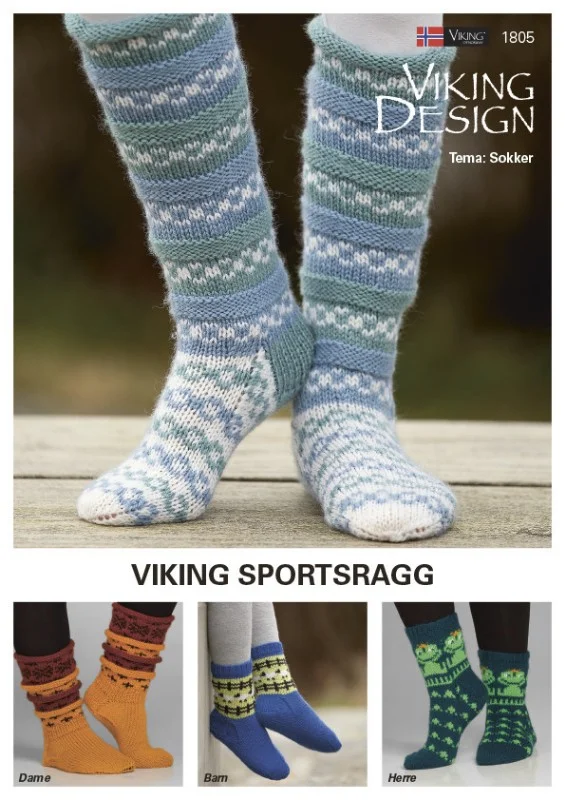 Mönsterkatalog till sockor i Sportsraggen 1805 Billigare