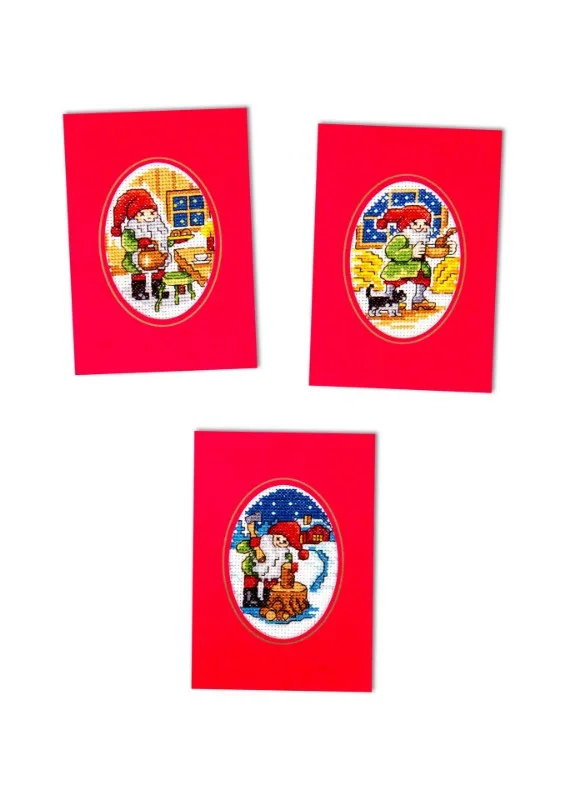 Bästa pris Tomtarna fixar - 3 pack kort