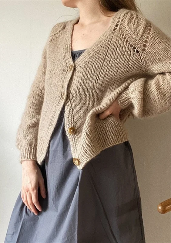 LEKNIT - CHUNKY DAHLIA V-NECK CARDIGAN I TYNN SILK MOHAIR OCH SUNDAY Fynd