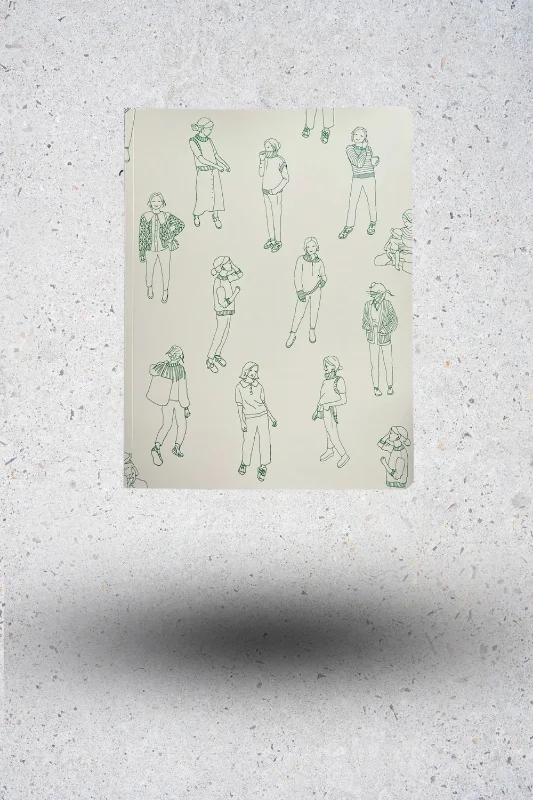 PETITEKNIT KNITTING JOURNAL - GRAND SIGNATUR Creme/ statement green risnedsättning